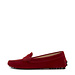 Isabel Bernard Vendôme Marie red suede moccasins