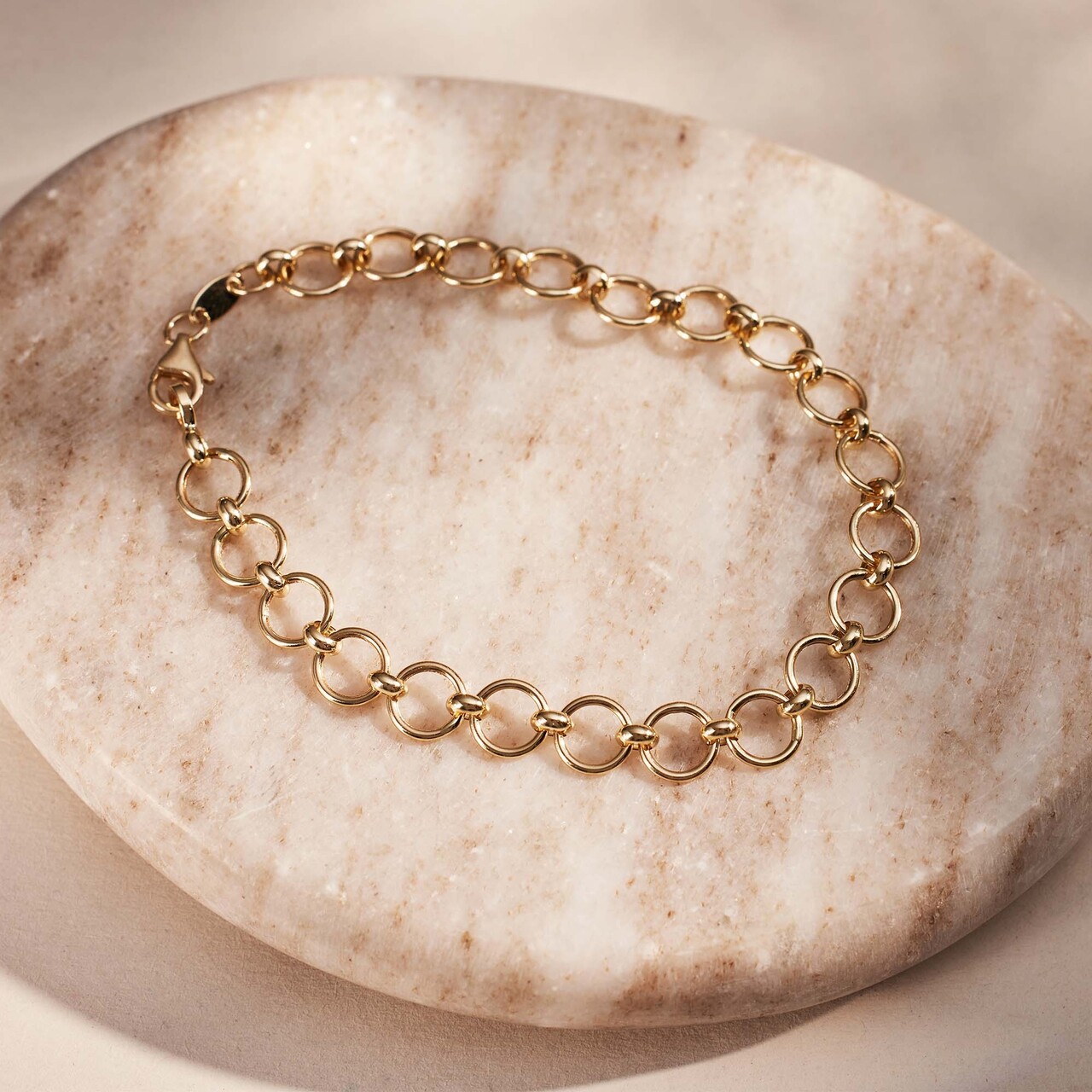 Isabel Bernard Belleville Axelle 14 karat gold link bracelet