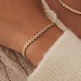 Isabel Bernard Aidee Rosine bracciale a maglie in oro 14 carati