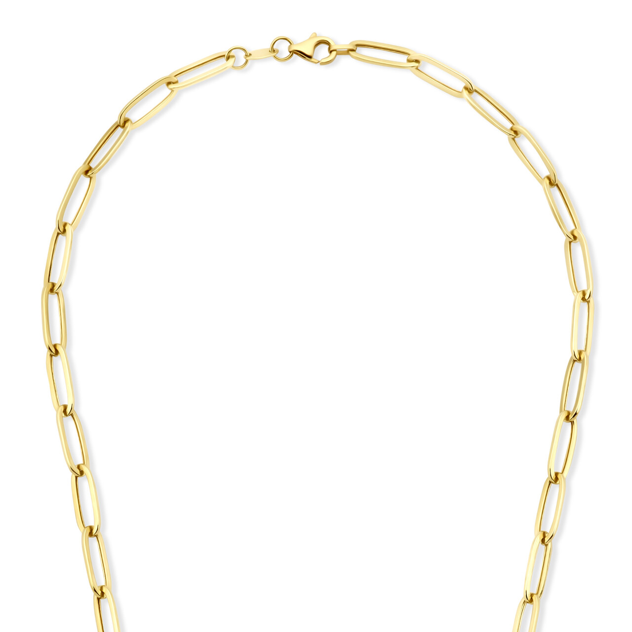 Isabel Bernard Aidee Odile 14 karat gold link necklace