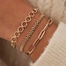 Isabel Bernard Belleville Axelle 585er Gold Link Armband