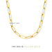 Isabel Bernard Aidee Odile 14 karat gold link necklace