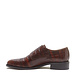 Isabel Bernard Vendôme Sophie croco brown calfskin leather double monk shoes