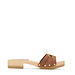 Isabel Bernard Vendôme Dorine brown calfskin leather clogs