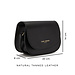 Isabel Bernard Montmartre Manon black vegetable tanned leather crossbody bag