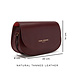 Isabel Bernard Montmartre Manon bordeaux röd vegetabiliskt garvat läder crossbody väska