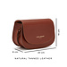 Isabel Bernard Montmartre Manon cognac leren crossbody tas van natuurleer