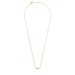 Isabel Bernard Monceau Giselle 14 karat gold necklace with feather