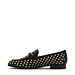 Isabel Bernard Vendôme Fleur black calfskin leather studded loafers