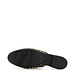 Isabel Bernard Vendôme Fleur black calfskin leather studded slipper loafers