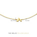 Isabel Bernard Le Marais Rachel 14 karat gold initial bracelet with letter