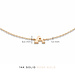 Isabel Bernard La Concorde Rachel 14 karat rose gold initial bracelet with letter