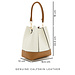 Isabel Bernard Femme Forte Minette cream calfskin leather handbag