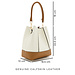 Isabel Bernard Femme Forte Minette creme Handtasche aus Kalbsleder