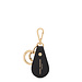 Isabel Bernard Honoré Filou black calfskin leather Airtag key ring