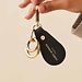 Isabel Bernard Honoré Filou black calfskin leather Airtag key ring