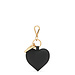 Isabel Bernard Honoré Faye black calfskin leather heart key ring