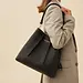 Isabel Bernard Femme Forte Macie black calfskin leather shoulder bag