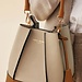 Isabel Bernard Femme Forte Minette taupe calfskin leather handbag