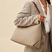 Isabel Bernard Honoré Muriel taupe calfskin leather shoulder bag
