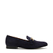 Isabel Bernard Vendôme Fleur blå mocka loafers