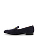 Isabel Bernard Vendôme Fleur blue suede loafers