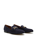 Isabel Bernard Vendôme Fleur blaue Wildleder-Loafers