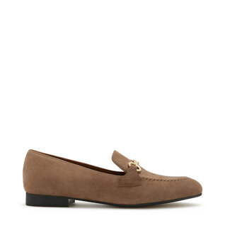 Isabel Bernard Vendôme Fleur taupe mocka loafers