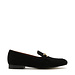 Isabel Bernard Vendôme Fleur svart mocka loafers