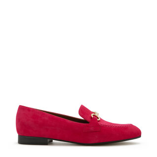 Isabel Bernard Vendôme Fleur fuchsia Wildleder-Loafers