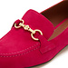 Isabel Bernard Vendôme Fleur fuchsia Wildleder-Loafers