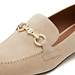 Isabel Bernard Vendôme Fleur beige mocka loafers