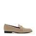 Isabel Bernard Vendôme Fleur taupe calfskin leather loafers