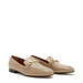 Isabel Bernard Vendôme Fleur taupe kalveskind loafers