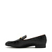 Isabel Bernard Vendôme Fleur croco black calfskin leather loafers