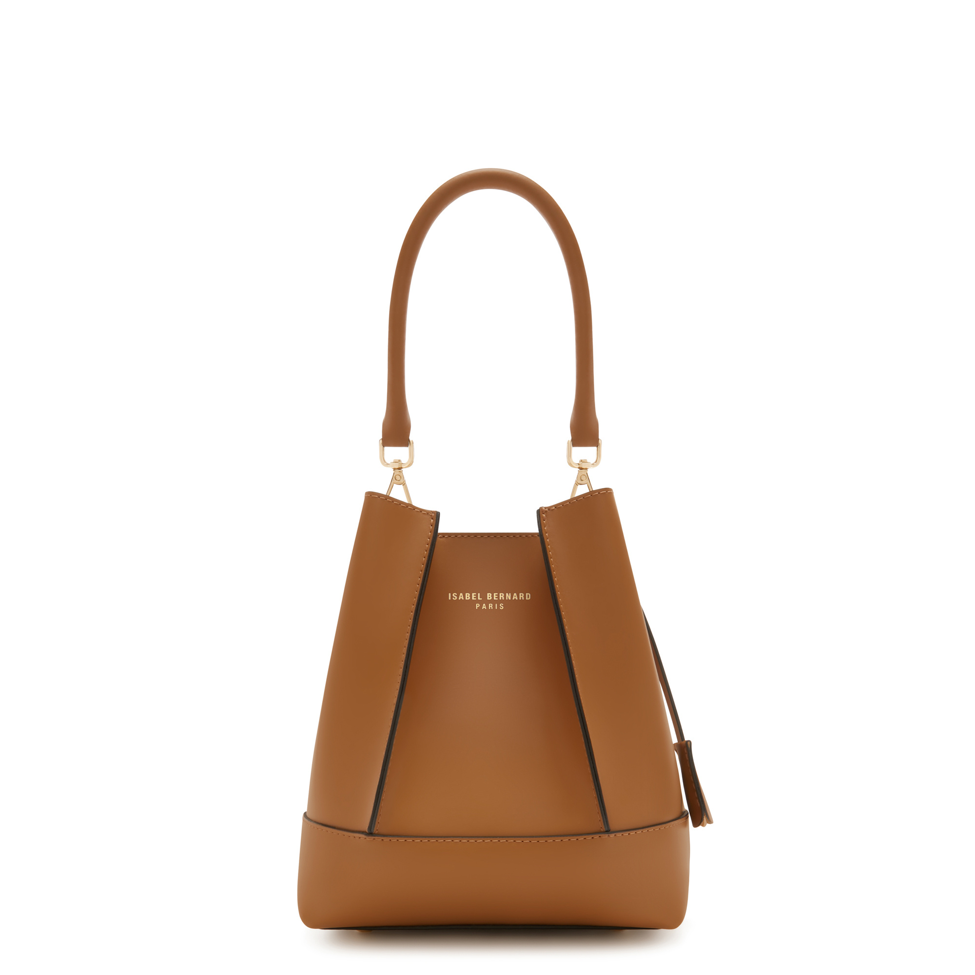 Isabel Bernard camel calfskin leather handbag IB21114 334