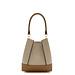 Isabel Bernard Femme Forte Minette taupe calfskin leather handbag