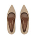 Isabel Bernard Vendôme Lianne beige calfskin leather pumps