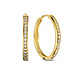 Isabel Bernard Le Marais Merle 14 karat gold hoop earrings (15.5 mm)