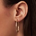 Isabel Bernard Rivoli Flori 14 karat gold hoop earrings (32 mm)