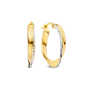 Isabel Bernard Rivoli Laura 14 karat gold hoop earrings (15.5 mm)