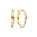 Isabel Bernard Rivoli Laura 14 karat guld creoler med diamantslibning (15.5 mm)