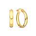 Isabel Bernard Rivoli Estrella 14 karat gold hoop earrings (14 mm)