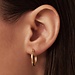 Isabel Bernard Rivoli Morgane 14 karat gold hoop earrings (15.5 mm)