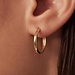 Isabel Bernard Rivoli Morgane 14 karat gold hoop earrings (15.5 mm)