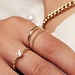 Isabel Bernard Rivoli Zélie anillo de oro de 14 quilates