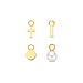 Isabel Bernard Cadeau d'Isabel 14 karat gold four-piece earring charm set