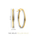 Isabel Bernard Rivoli Flori 14 karat gold hoop earrings (22 mm)