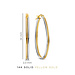 Isabel Bernard Rivoli Flori 14 karat gold hoop earrings (32 mm)