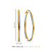 Isabel Bernard Rivoli Flori 585er-gold creolen (32 mm)